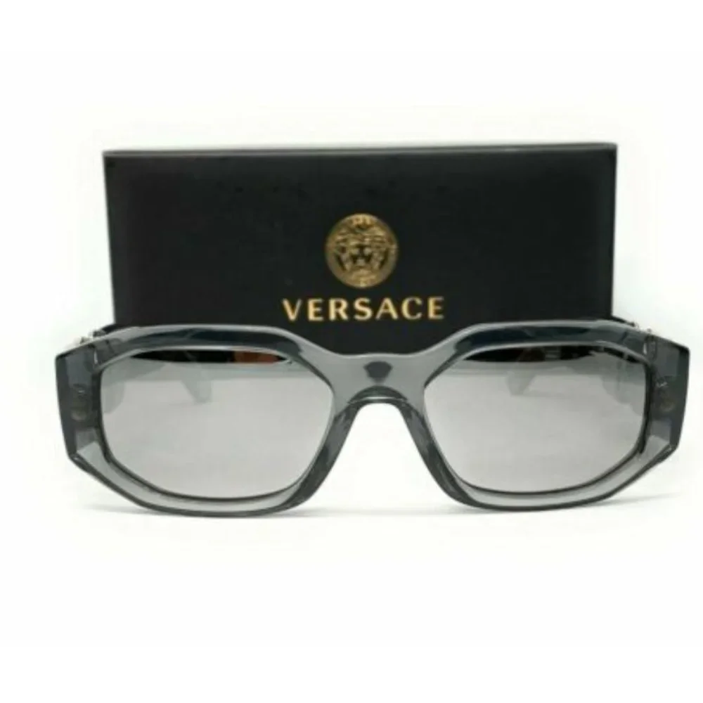 Versace Men's Transparent Grey Sunglasses!